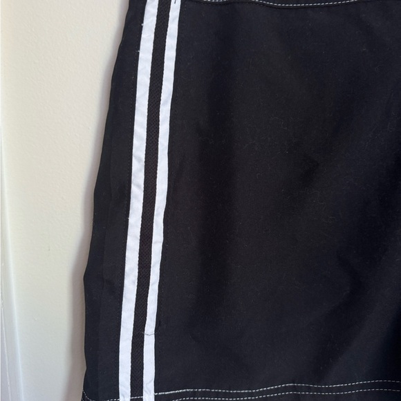 St. John's Bay Black Shorts with White Stitching swimwear - Picture 2 of 5